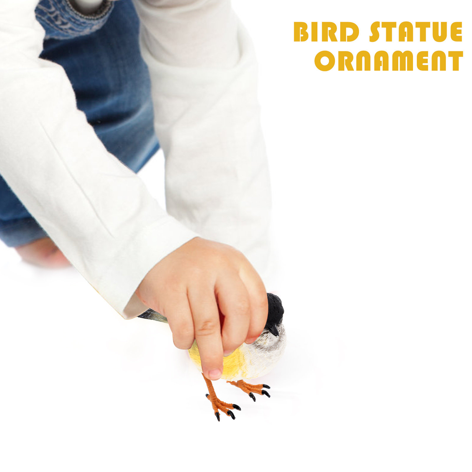 Bonsai Garden Layout - Vivid Artificial Bird Decor Sturdy PVC