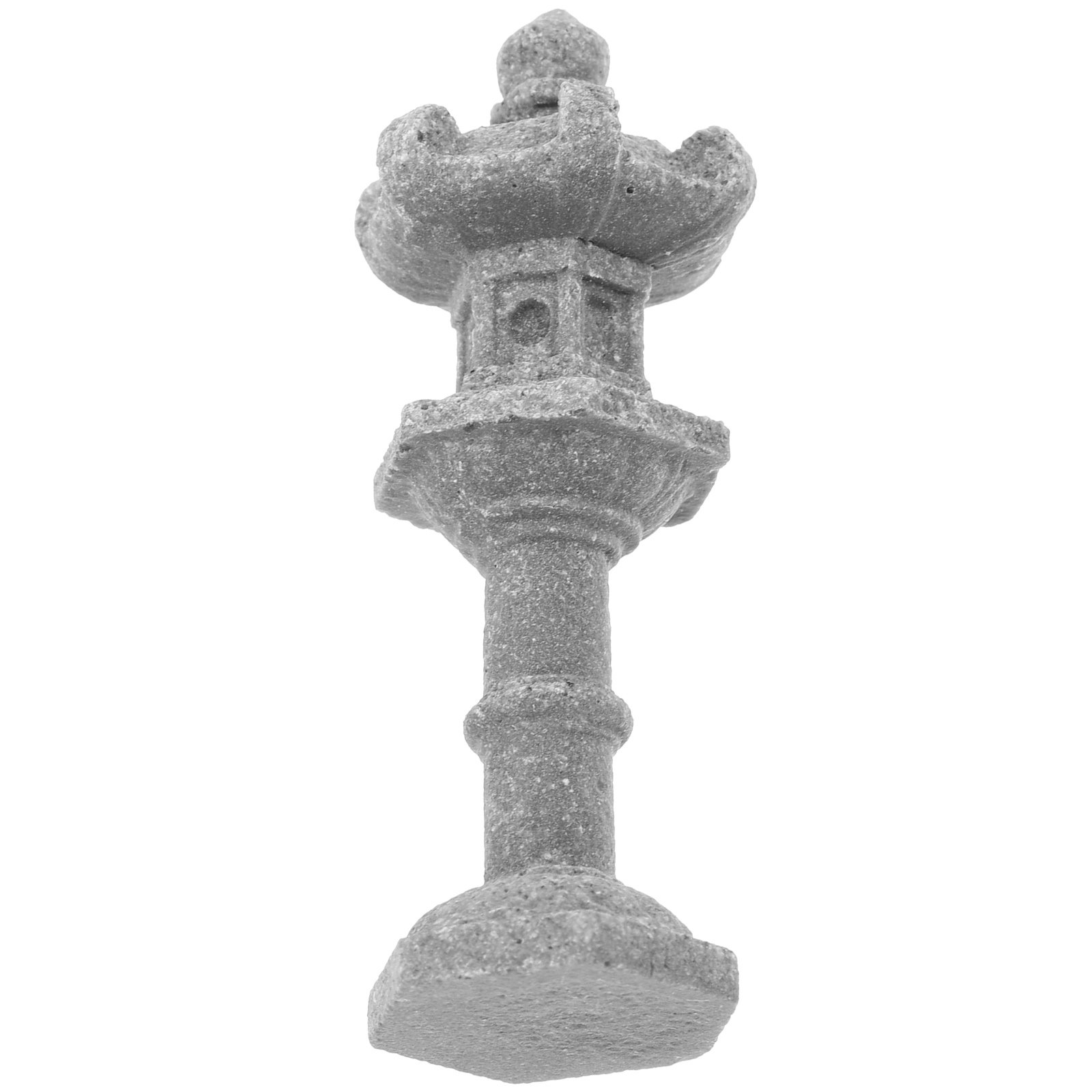 Bonsai Garden Layout - Tiny Pagoda Statue for Mini Garden