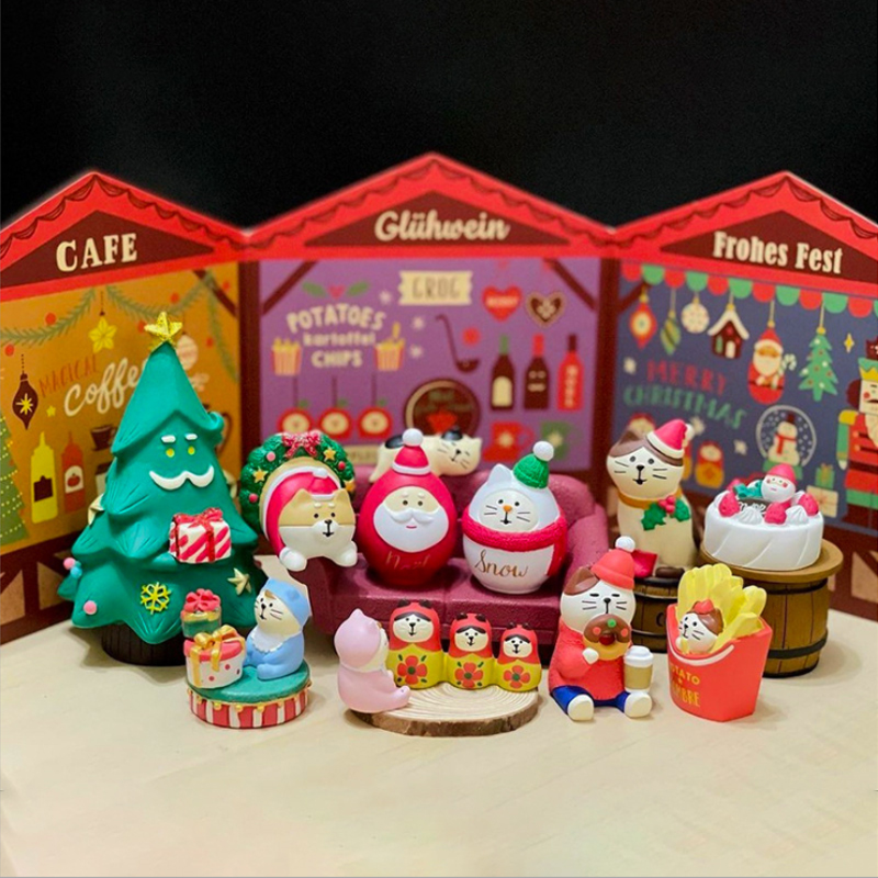 Japan Bonsai Garden - Scene Decoration Christmas Series Bookshelf Decorationt