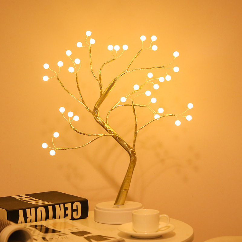 Table Tree Night Light Battery - Bonsai Garden In Dc 评论和价格