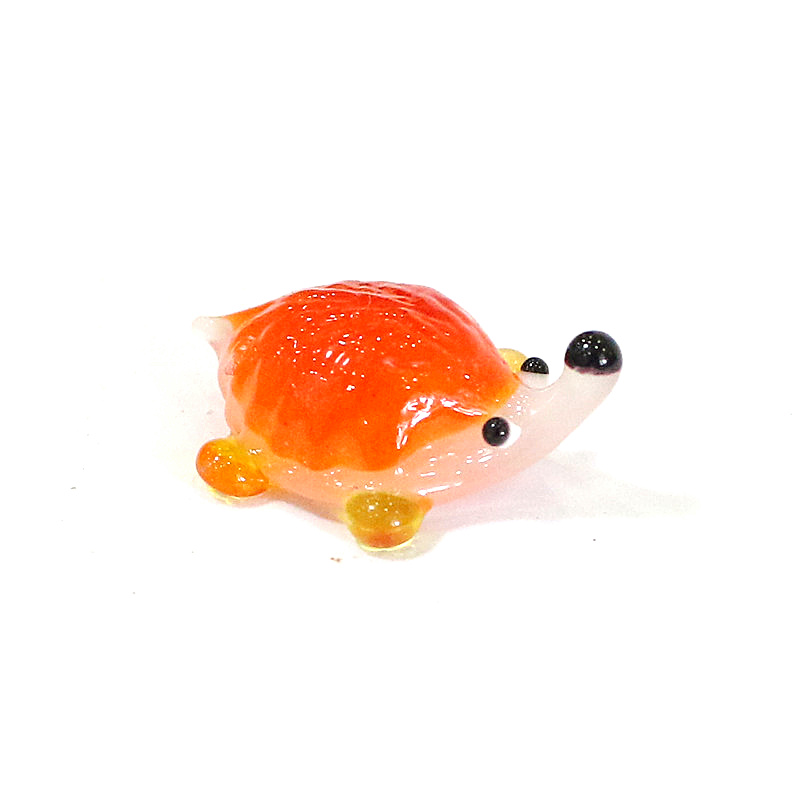 Handmade Mini Glass Hedgehog F - Japan Bonsai Garden 评论和价格