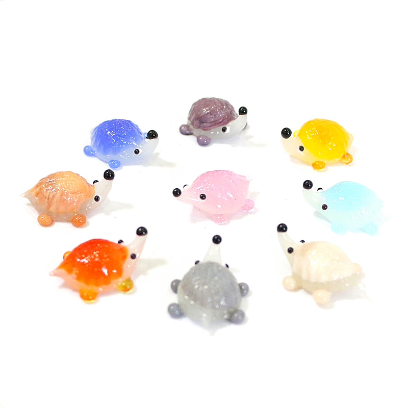 Handmade Mini Glass Hedgehog F - Japan Bonsai Garden 评论和价格