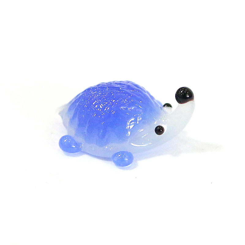 Handmade Mini Glass Hedgehog F - Japan Bonsai Garden 评论和价格