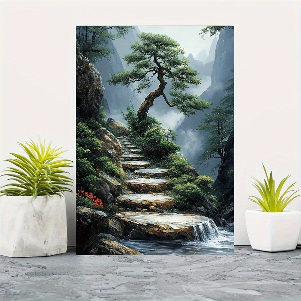 Zen Garden Canvas Artwork Feat - Bonsai Vertical Garden 评论和价格