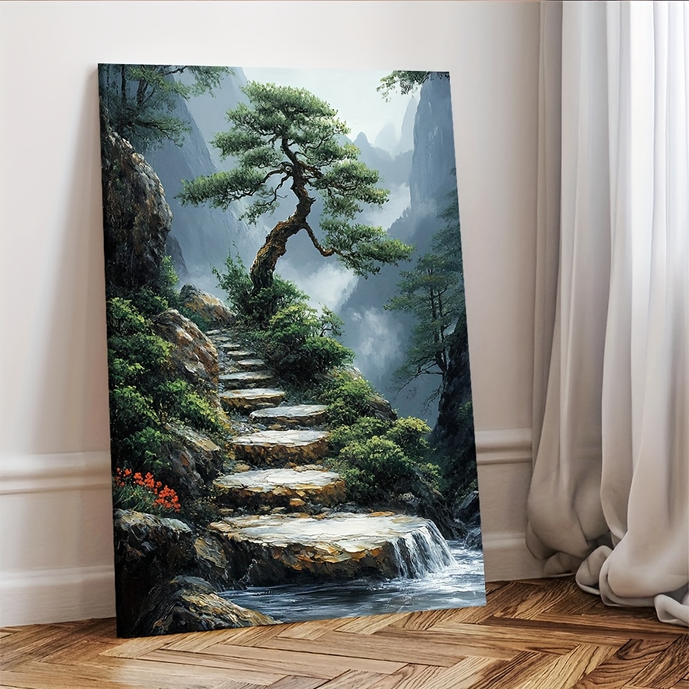 Zen Garden Canvas Artwork Feat - Bonsai Vertical Garden 评论和价格