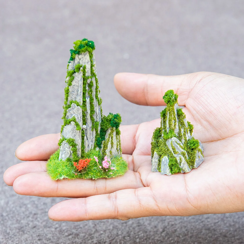 Miniature Rockery Decorative M - Bonsai Garden Layout 评论和价格