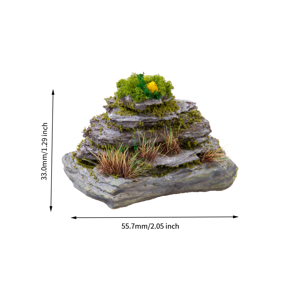 Miniature Rockery Decorative M - Bonsai Garden Layout 评论和价格
