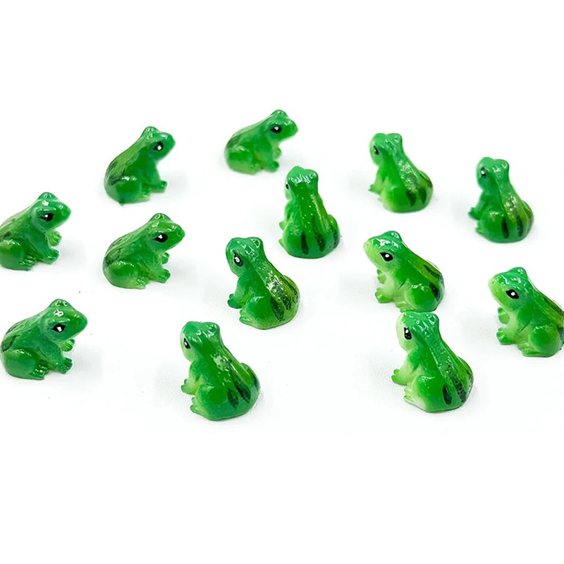 5/10Pcs Mini Resin Frog Figuri - Bonsai Garden Layout 评论和价格