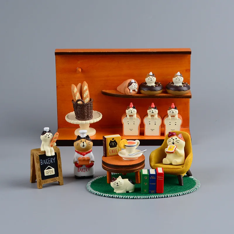 Zakka Style Cartoon Cat Bread  - Japan Bonsai Garden 评论和价格