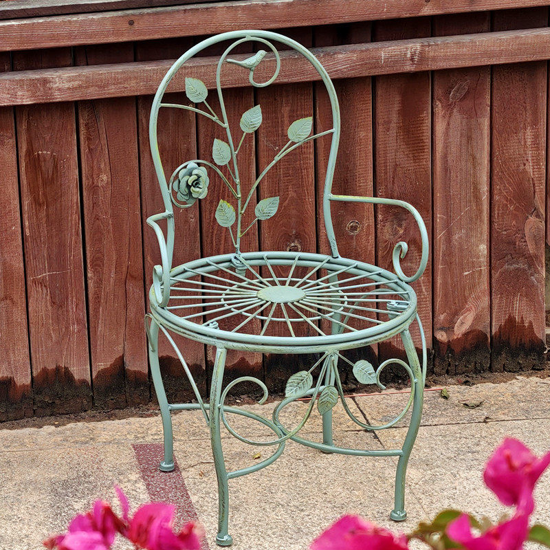 Iron Rose Flower Stand Stool V - Bonsai Vertical Garden 评论和价格