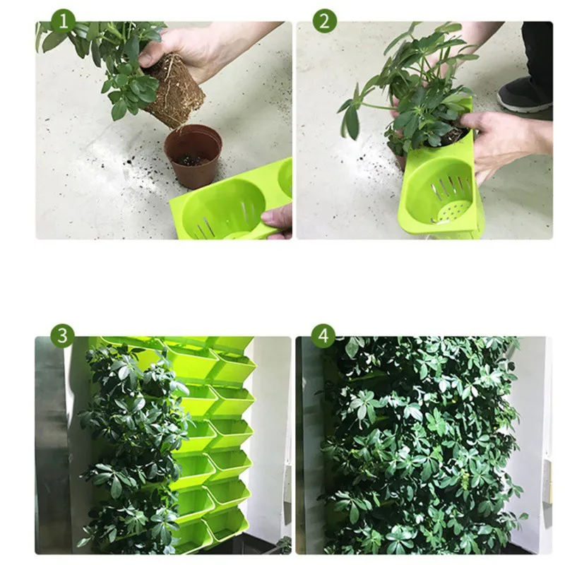 1PC Self Watering Flower Pot V - Bonsai Vertical Garden 评论和价格