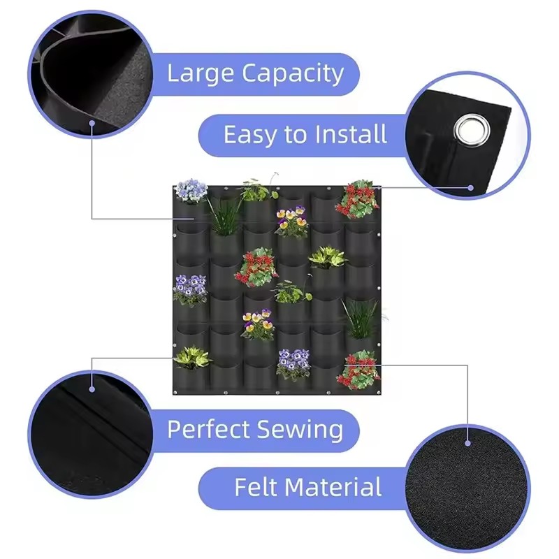 Wall Hanging Planting Bag Mult - Bonsai Vertical Garden 评论和价格