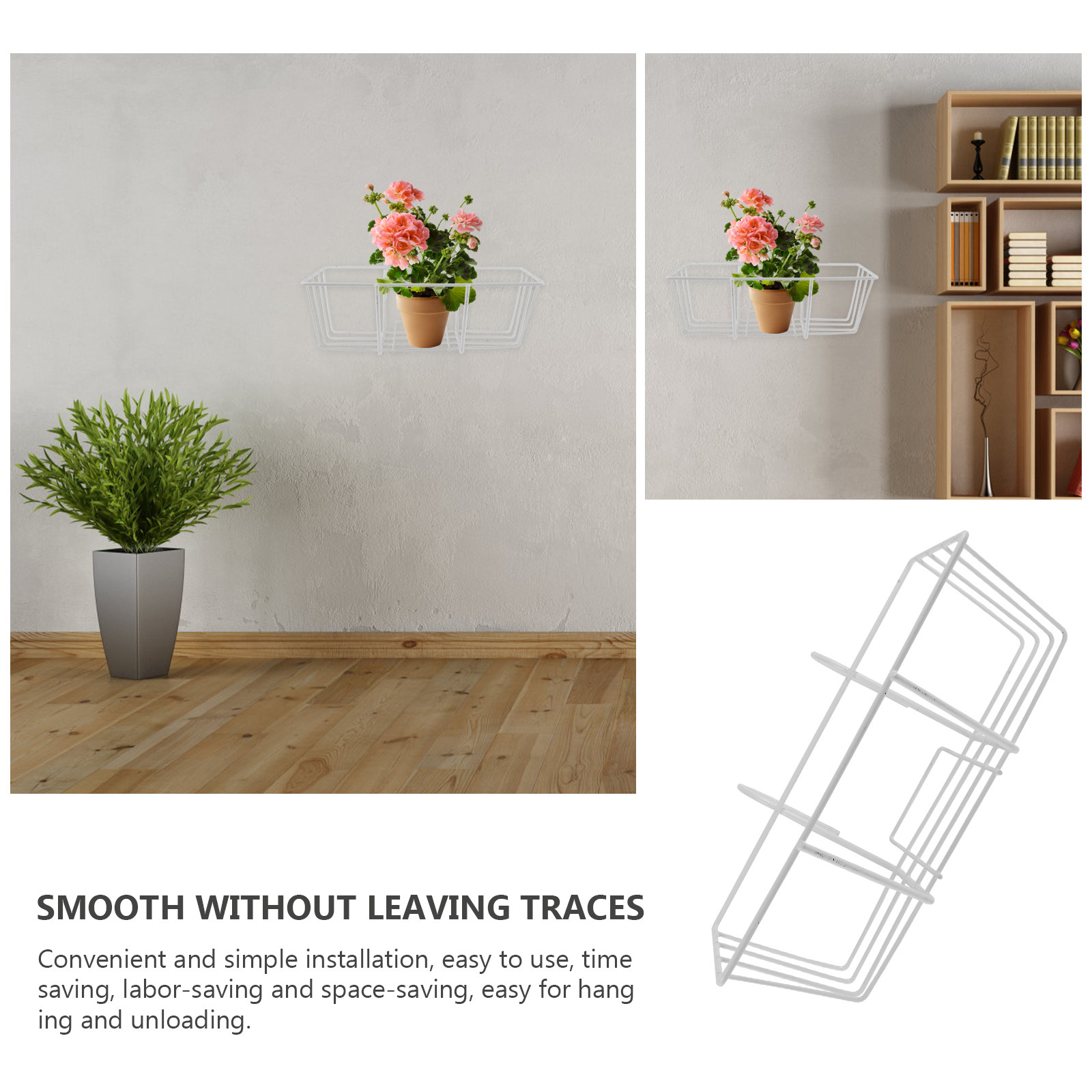 1Pcs Rustproof Iron Flowerpot  - Bonsai Vertical Garden 评论和价格