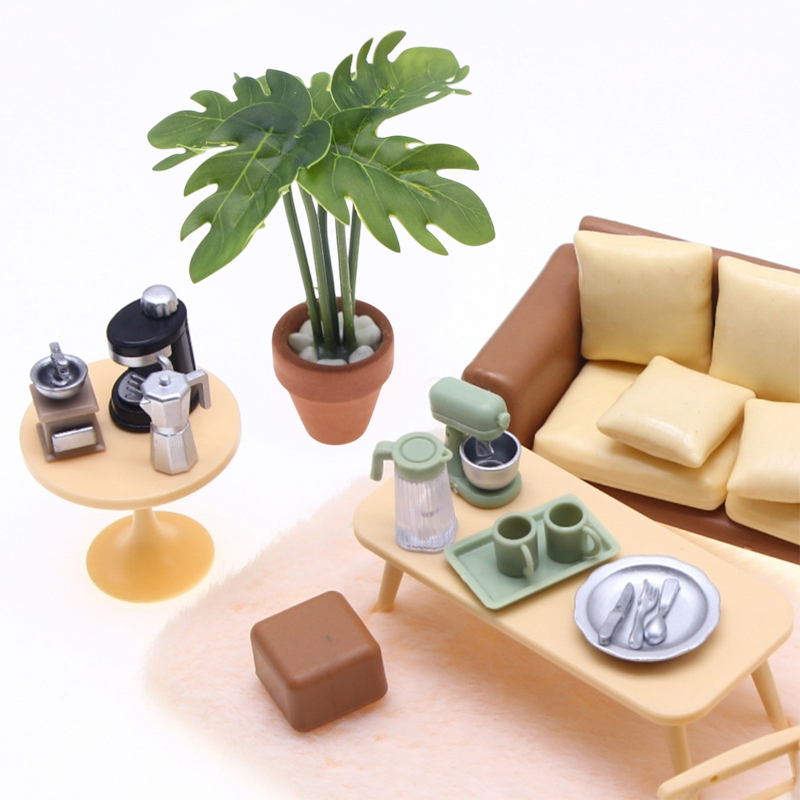 Dollhouse Micro Landscape Orna - Bonsai Garden Layout 评论和价格