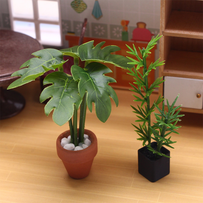 Dollhouse Micro Landscape Orna - Bonsai Garden Layout 评论和价格
