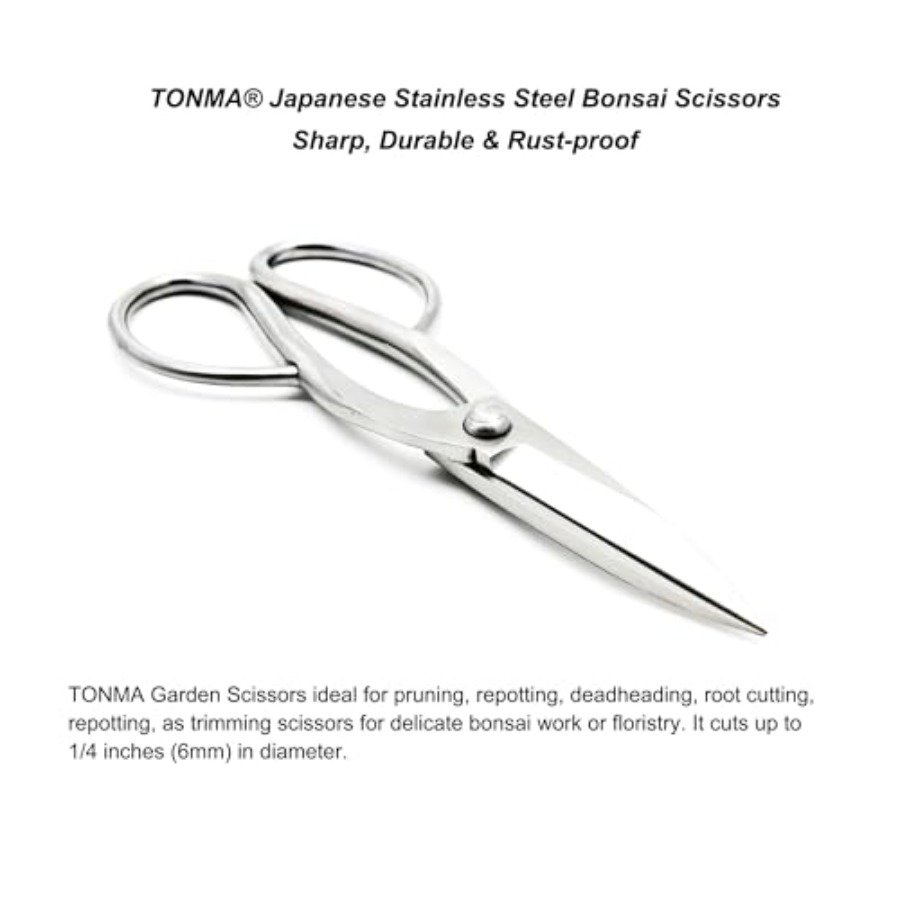 TONMA Scissors [Made in Japan] - Japan Bonsai Garden 评论和价格