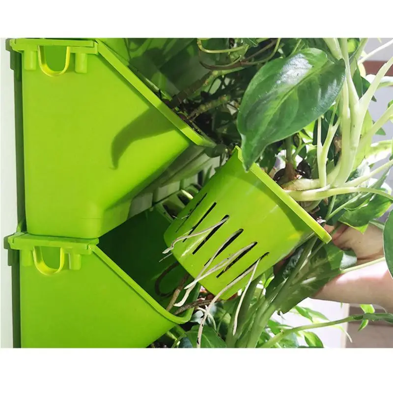 Stackable Flower Pot Wall Hang - Bonsai Vertical Garden 评论和价格