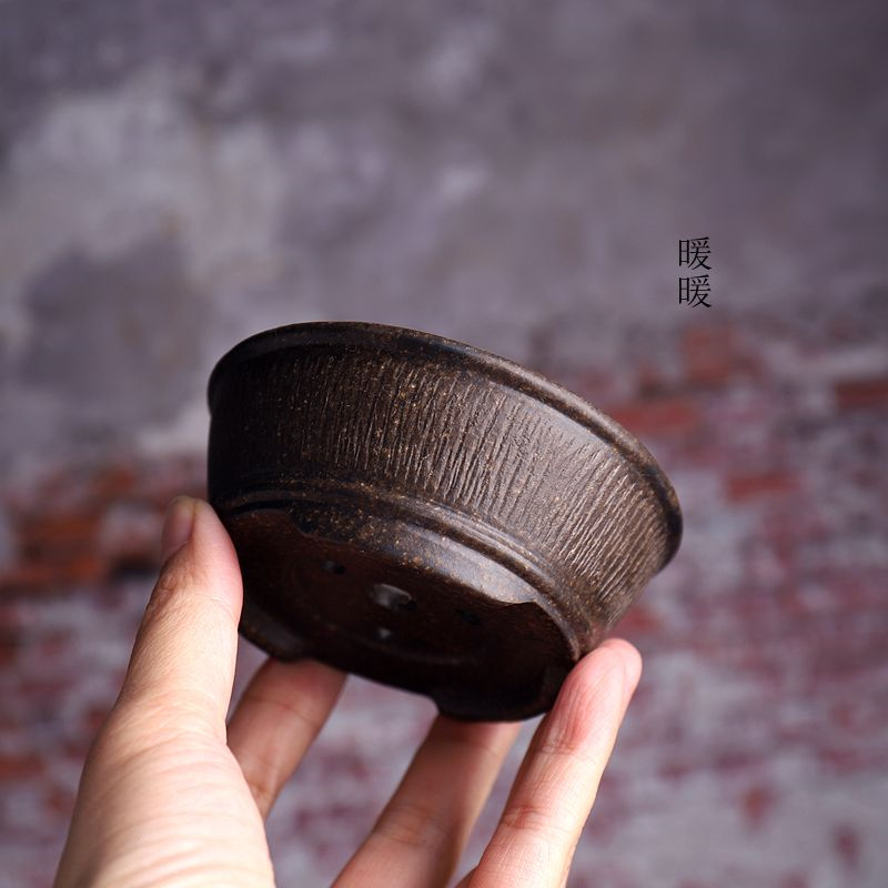 Ceramic Circle Bowl Bonsai Pot - Bonsai Vertical Garden 评论和价格